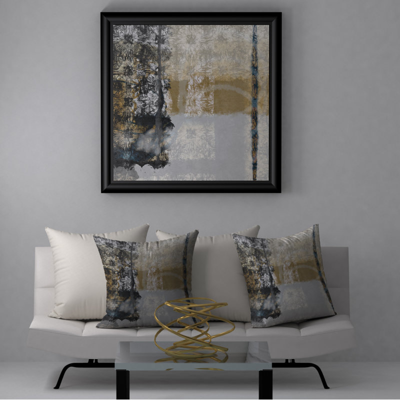 Housse de coussin carrée renommée Tangy, 24" X 24"