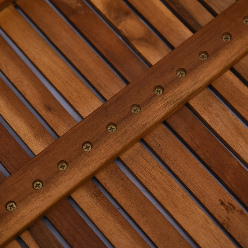 Square Teak Outdoor Side Table
