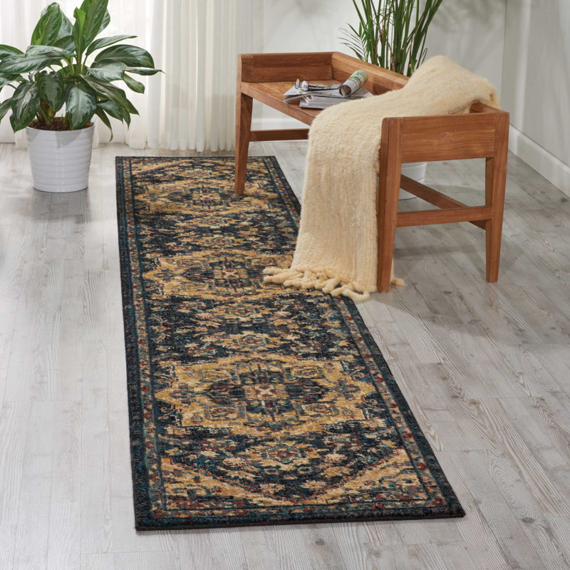 Oriental Indoor Rug, Runner 2'3" x 11'