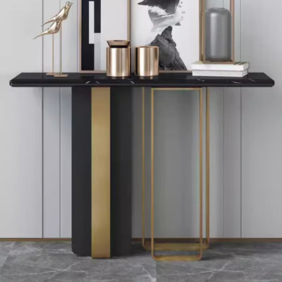 Modern style simple sintered stone porch table