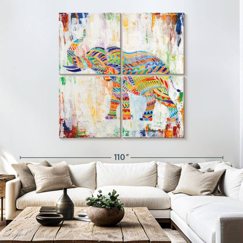 Brampt Magical Elephant, 74" H x 74" W
