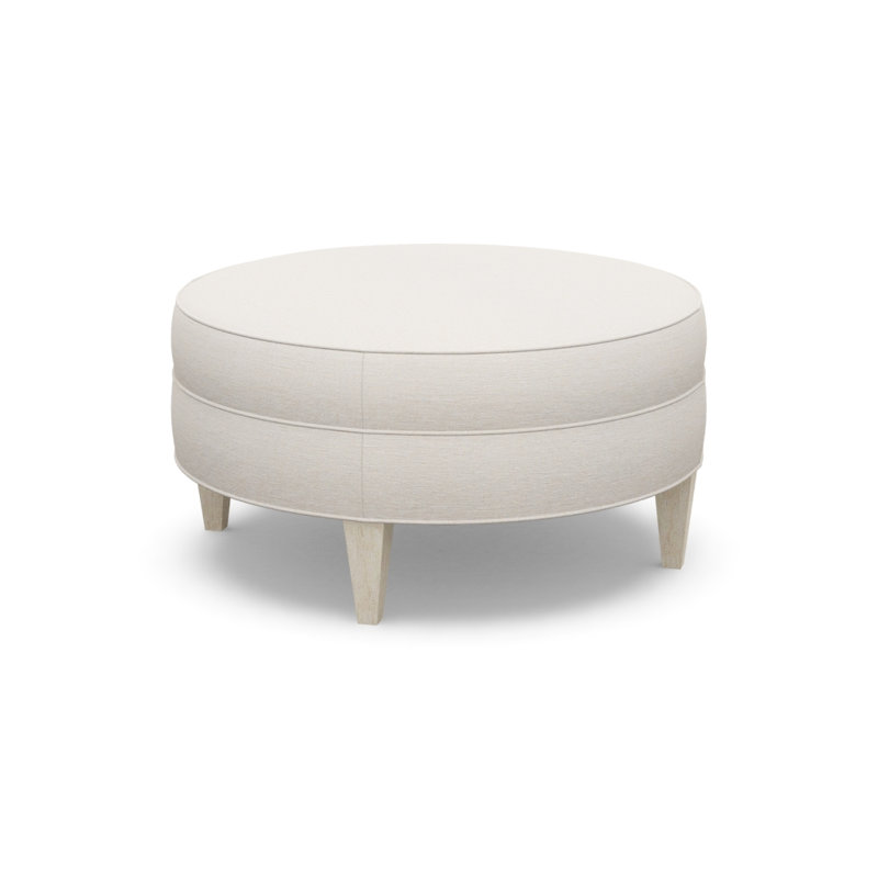 Ottoman Shop Round Ottoman, Sandstone, 9637-77