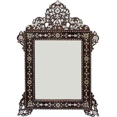 Miroir mural en bois massif