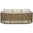 Bliss Outdoor Bench Seat Mid Sofa W/ Blanket-110893881