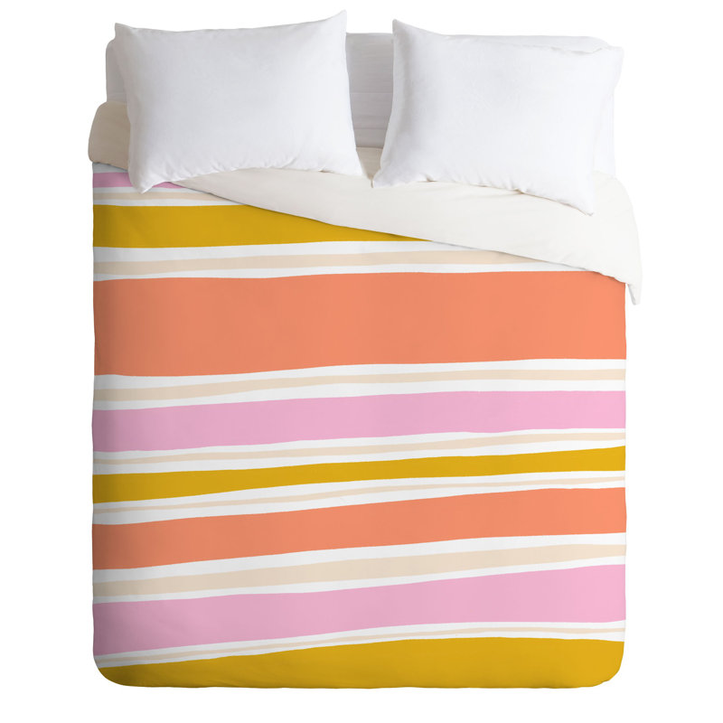 Polyester Abstract Duvet Cover, Twin Duvet Cover + 1 Sham