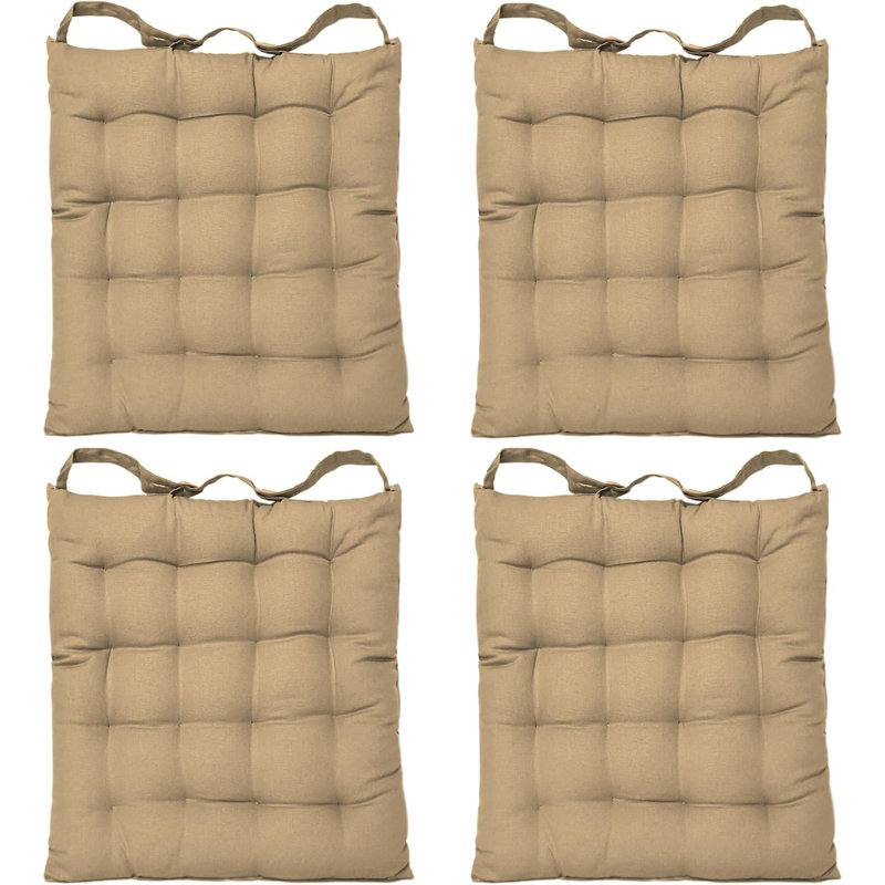 Chair Pad Cushion, Beige