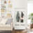 70.9"H White Hall Tree with Storage Bench and Storage