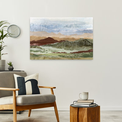 Contemporary Art Abstract Rustic Contemporary Cactus Landscape Nature Wall Art 1 Piece Wrapped Canvas Wall Art
