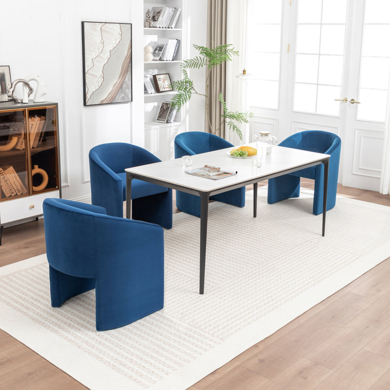 Chaise rembourrée Halley, Marine