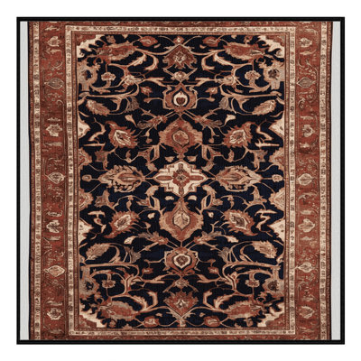 Tapis brun lavable à la machine