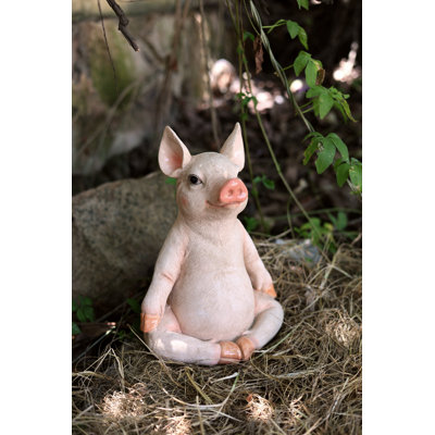 Cochon en méditation