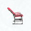Chaise de réalisateur surdimensionnée très robuste - pliante portable avec table d'appoint et porte-gobelet, rouge-1939973334