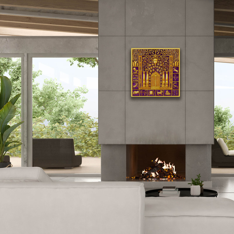 «Juive année arche synagogue» par Andrea Strongwater, art mural sur toile, H 26 po x l 26 po x P 1,5 po