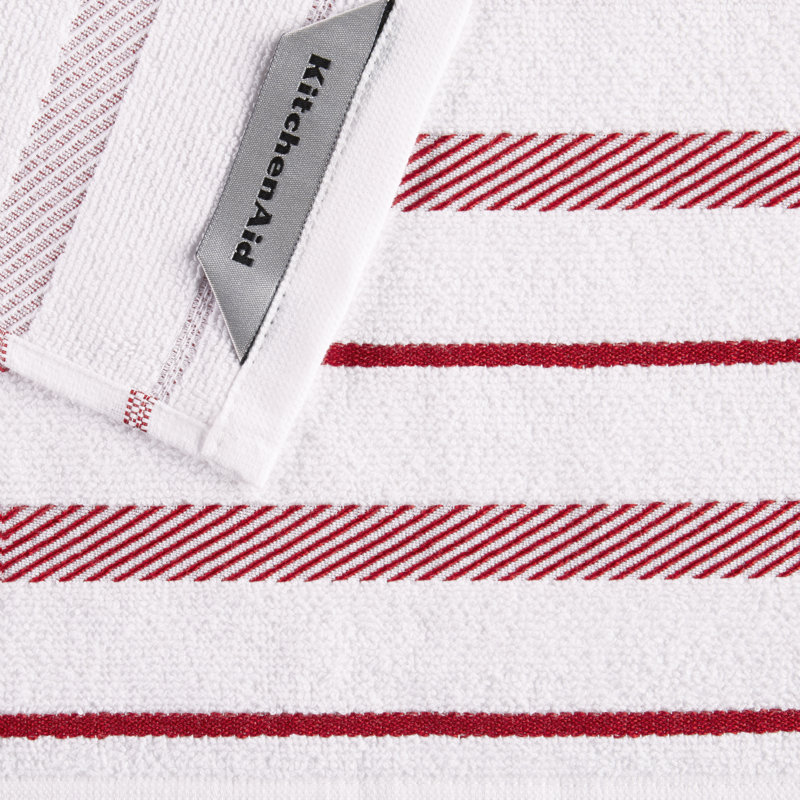 KitchenAid Albany Dishcloth 12"x12", Red