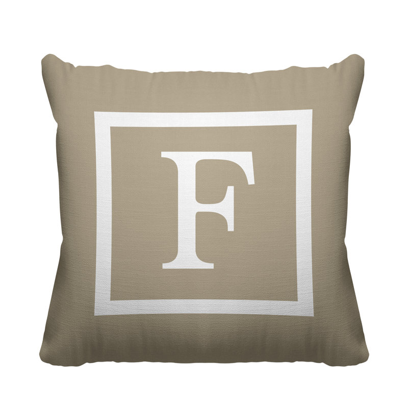 Coussin Colter, Beige, L 17 po x H 17 po, H 17 po x l 17 po