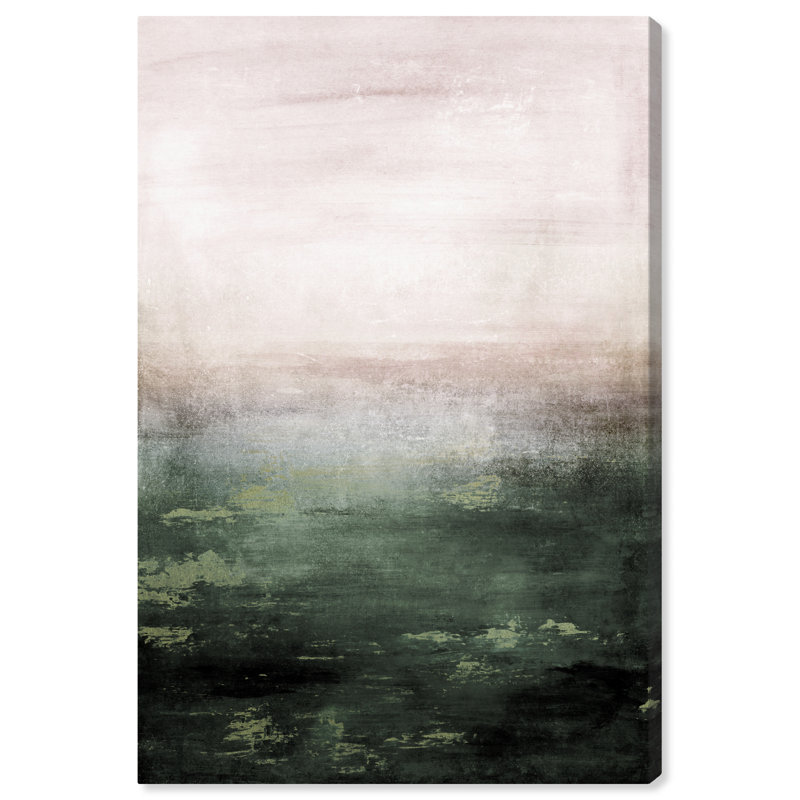 «Abstract Mossy Sailing», reproduction d'impression, H 54 po x l 36 po x P 1,5 po, Toile tendue