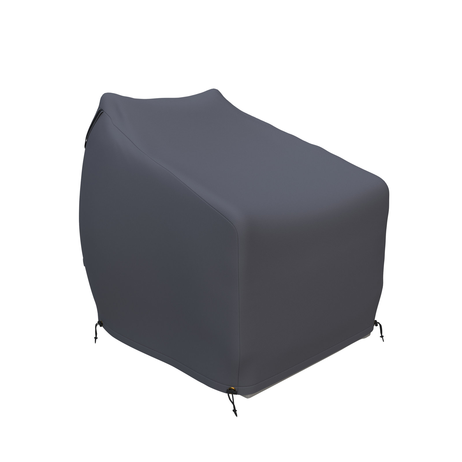 Odyn Swivel Wicker Outdoor Lounge Chair Patio Cover