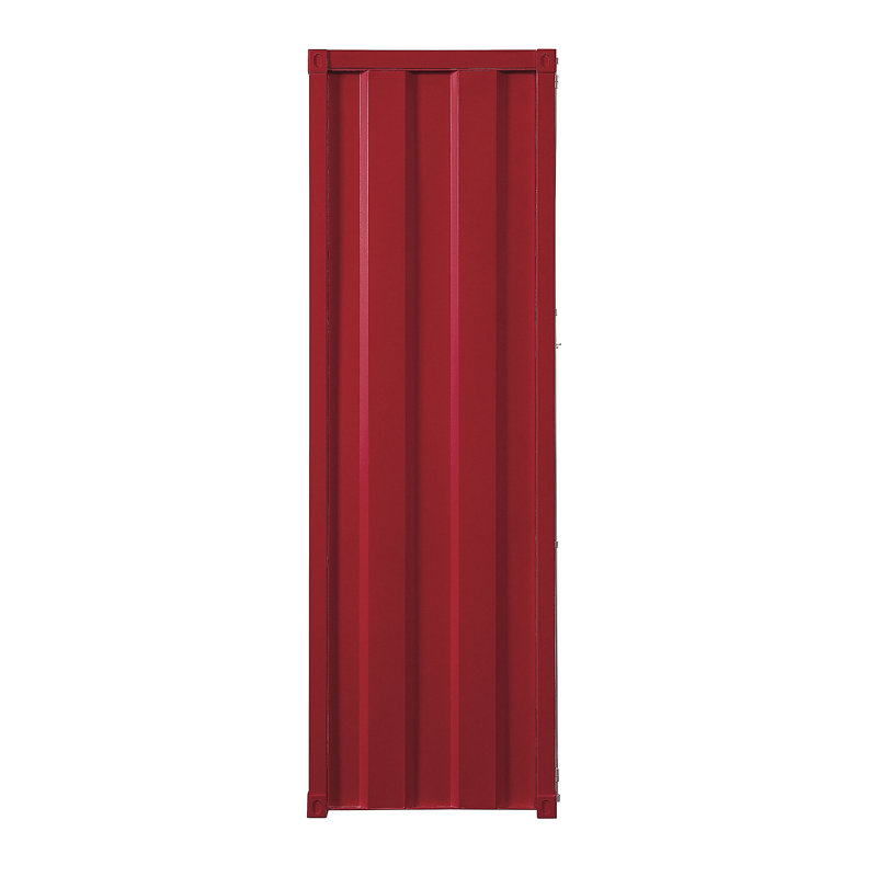 Garde-robe avec serrure de contenant pleine longueur, Red