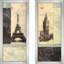 Paris Paris - ensemble de 2 cadres photo simples