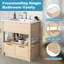 30" Bathroom Vanity With Sink Top,bathroom Cabinet With Open Storage Shelf And Two Drawers