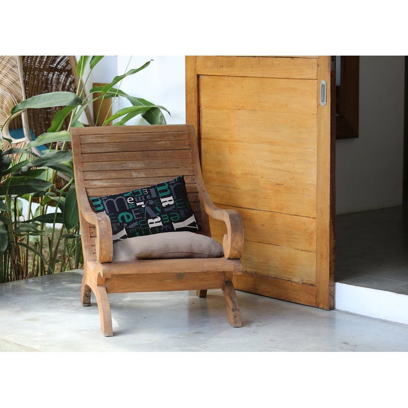 Coussin intérieur / extérieur Jump for Joy, Marine