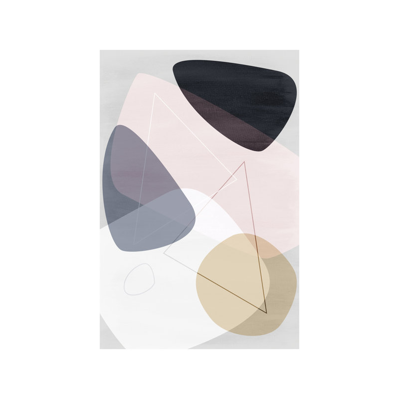 Graphic CL.B by Mareike Böhmer - Print on Canvas, 20.32 cm H x 30.48 cm W, Wrapped Canvas