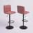 Grosvenor Swivel Upholstered Adjustable Height Counter Stool with Metal Frame-1211809304