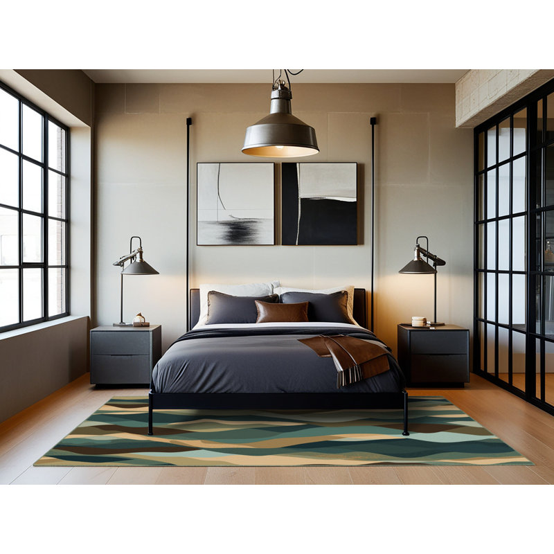 Ethereal Tides Rug, Round 3'
