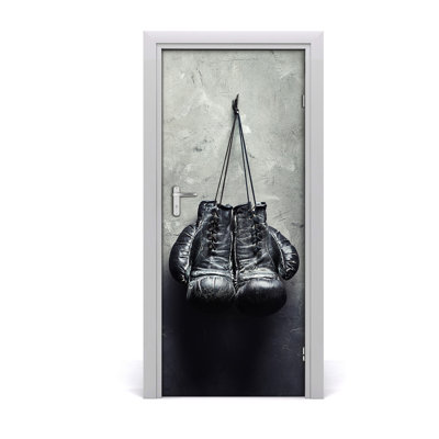 Boxing Gloves Door Decal