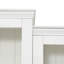 78.75'' Tall 3-Pieces Bookcase Display Cabinet With 5 Colours Adjustable LED Ceiling Light
