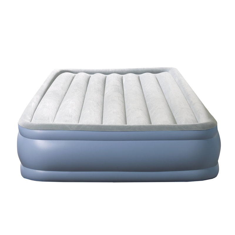 Beautyrest HiLoft Raised Inflatable Air Mattress, Portable Pump, Puncture Resistant Vinyl, Guest Bed, Queen