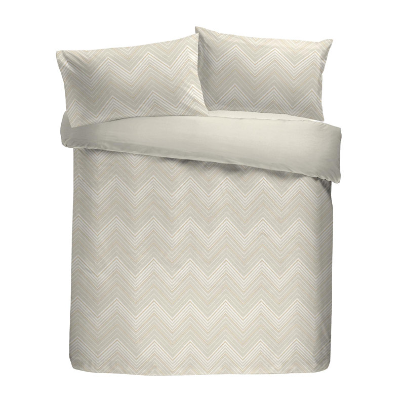 Laurence Llewelyn-Bowen Cocktail Duvet Cover Set Black, Double Duvet Cover + 2 Standard Pillowcases, Ivory
