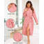 Rocklan Waffle Mid-Calf Bathrobe-511957921-511957934