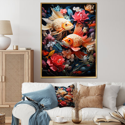 Minimalism Fish Collages IV " Minimalism Fish Collages IV "