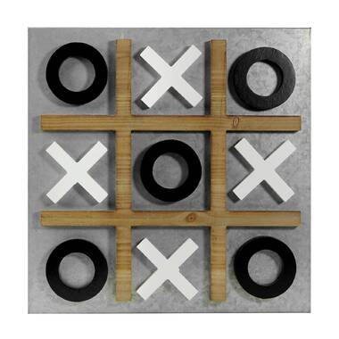 Fraga Everly Quinn 2 Player Marble Tic Tac Toe