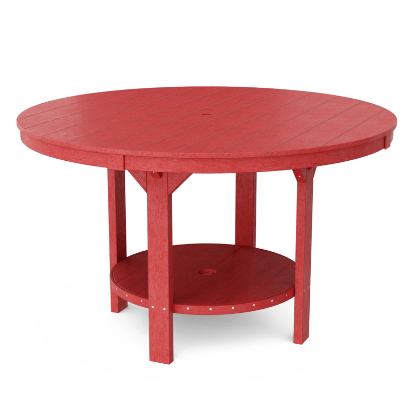 Table bistro Heritage 60 ", Rouge cardinal