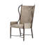 Iron Wing Chair w/Grey Hair-on-Hide