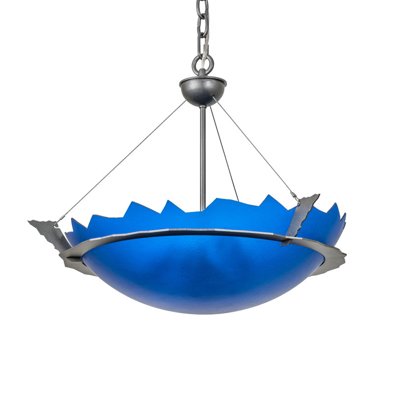 Luminaire suspendu unique à 3 lumières Colline
