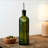 16.1oz. Glass Single Oil / Vinegar Cruet with Olive Branch Embossed Decorative Pattern-1664421747