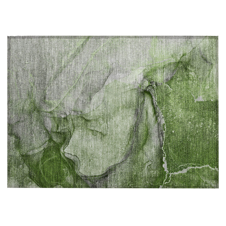 Boxleye Washable Abstract Indoor / Outdoor Rug