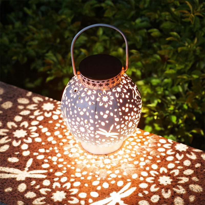 Claudius 15cm Solar Powered Integrated LED Outdoor Lantern