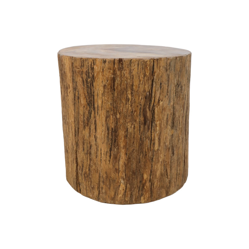 Hartley Solid Wood Drum End Table