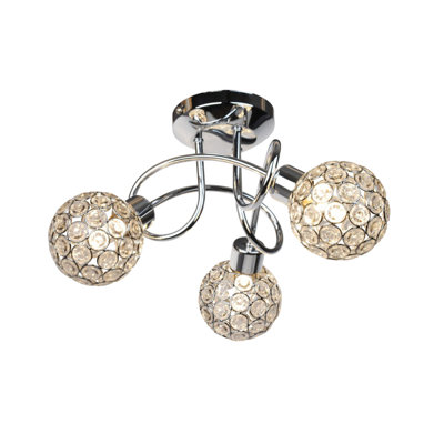 Gilson Acrylic Semi Flush Mount