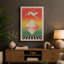 Leaping Rabbit Art Deco - Wrapped Canvas-1522515032-1522515053