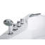 Obregon 2050mm x 146mm Corner Whirlpool Acrylic Bathtub with Tap