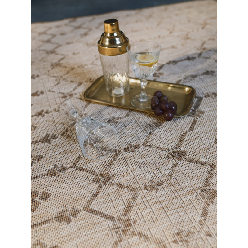 Geometric Indoor / Outdoor Rug, Rectangle 2' x 3'