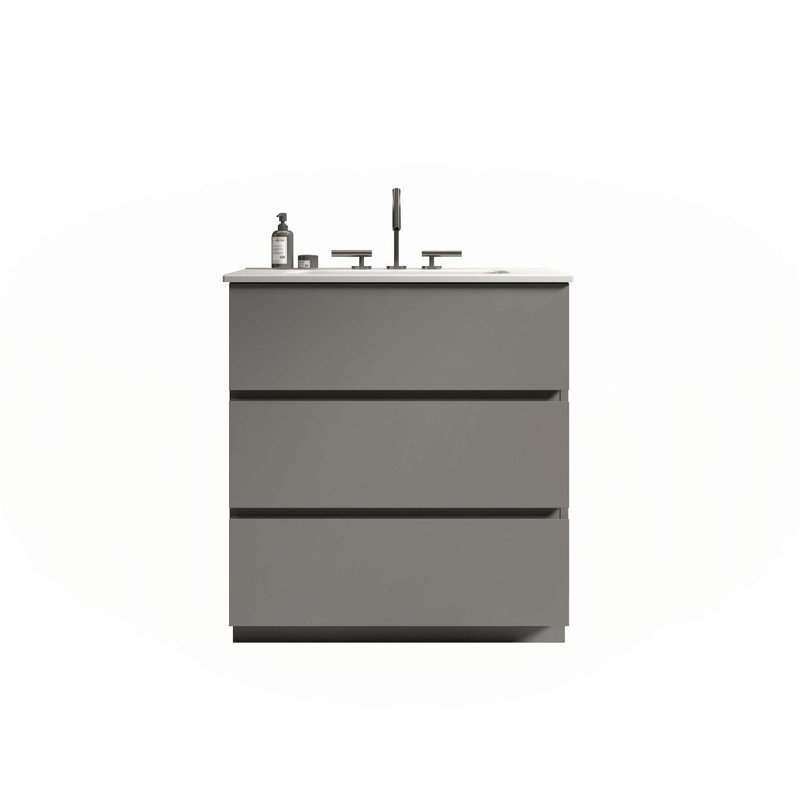 Modern Bathroom Vanity with Superior Storage and Smooth Functionality