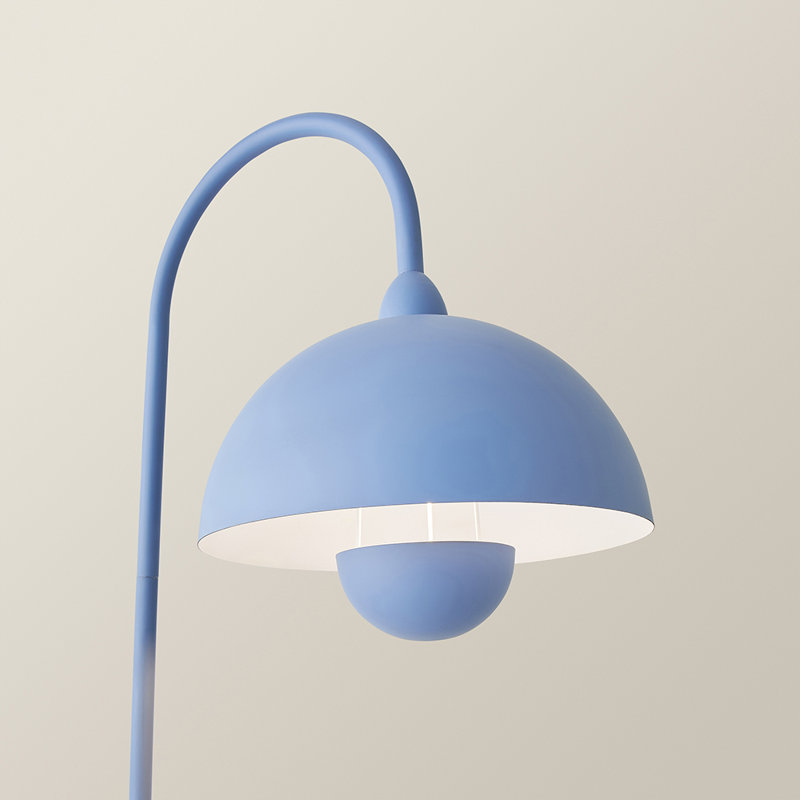 Stoiko Arched Floor Lamp, Blue, Yes, 160