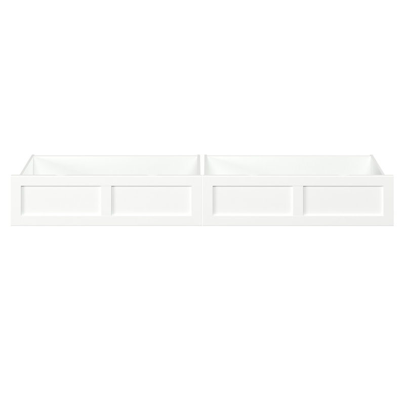 Underbed Storage Drawers, Queen/Twin XL, White