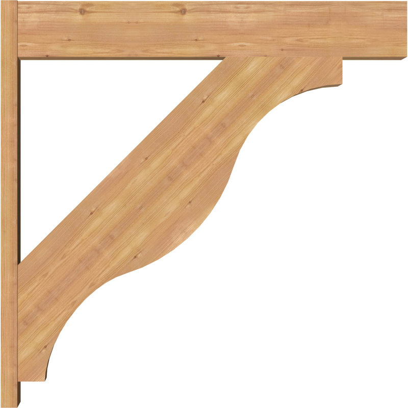 Funston Block Outlooker, 7 1/2" W Western Red Cedar (Smooth), 40" D x 40" H